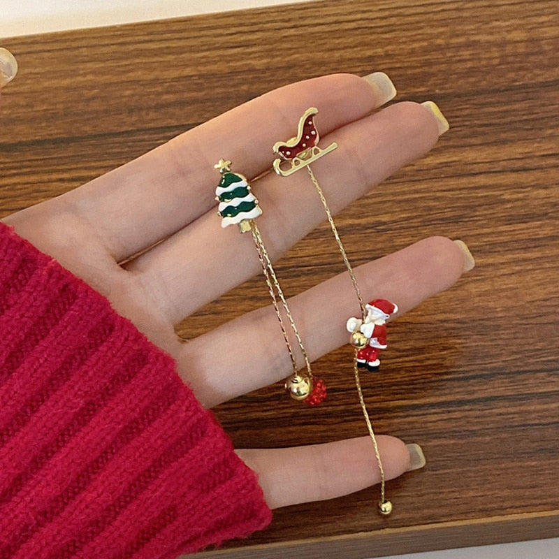 Boucles d'oreilles de Noël
