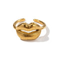 Bague romantique Bold Kiss