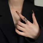 Bague serpent ajustable