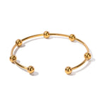 Bracelet jonc élégant à sphères