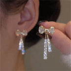 Boucles d'oreilles bohèmes vintage à longs pompons