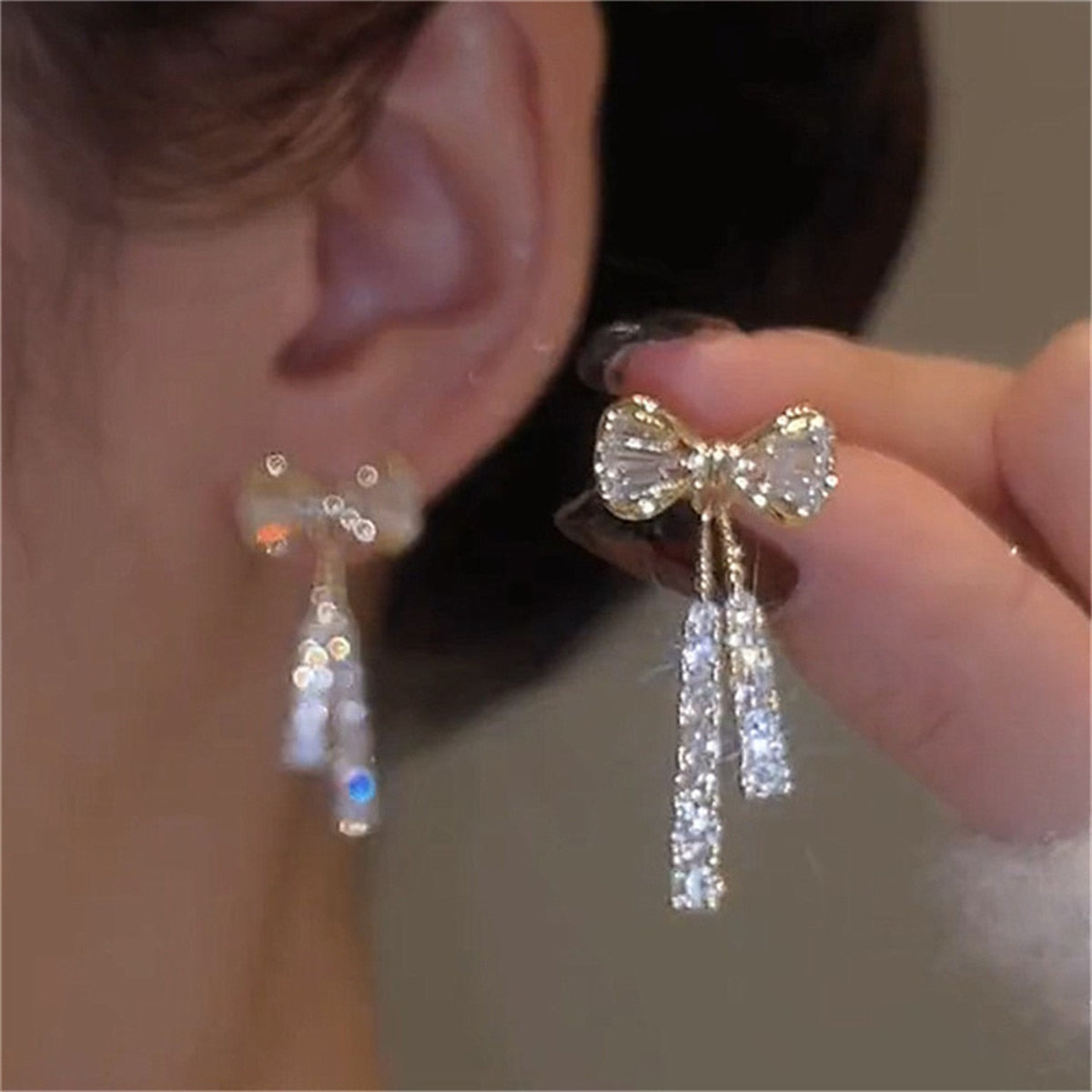 Boucles d'oreilles bohèmes vintage à longs pompons