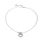 Collier entrelacé XO élégant