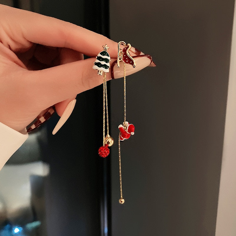 Boucles d'oreilles de Noël