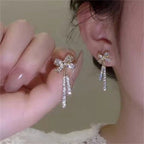 Boucles d'oreilles bohèmes vintage à longs pompons