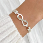 Set de 3 bracelets cœur et infini