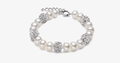 Bracelet argent et perle