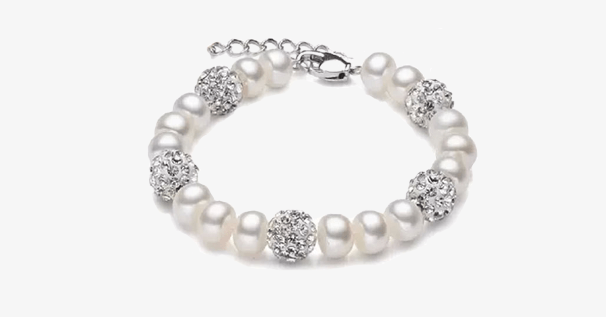 Bracelet argent et perle