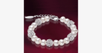 Bracelet argent et perle