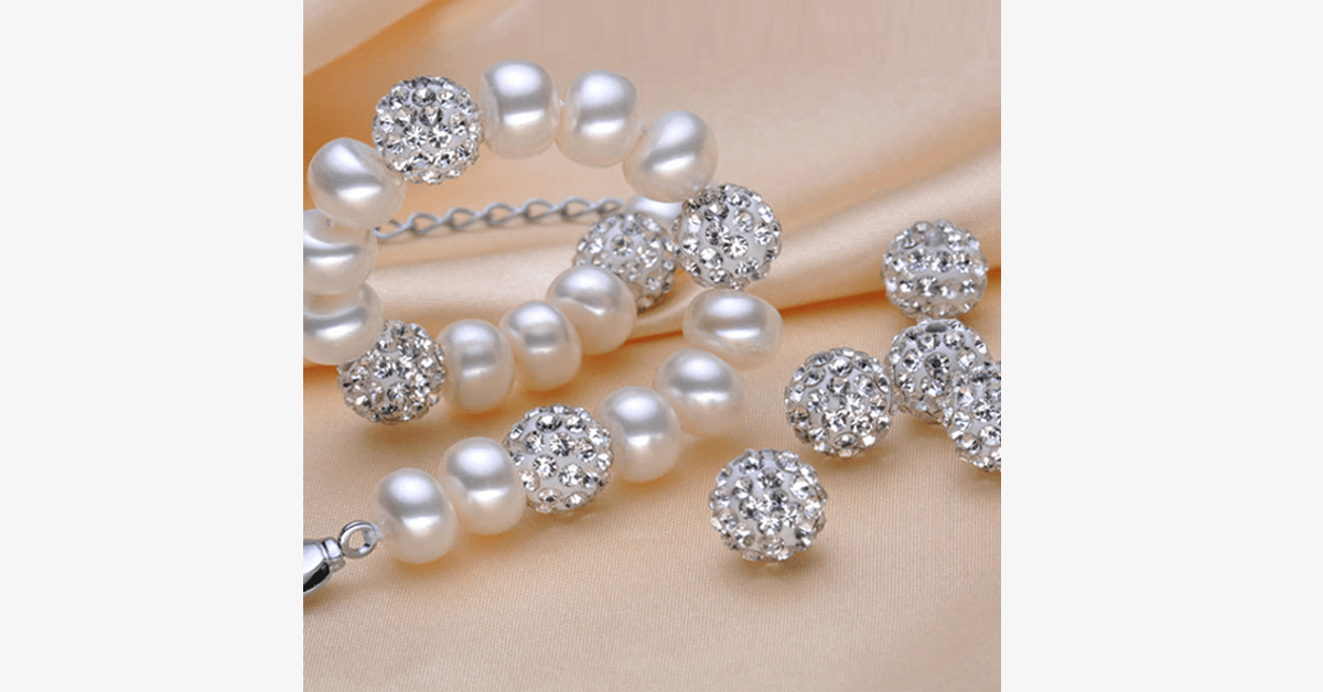 Bracelet argent et perle