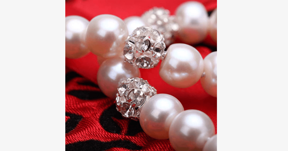 Bracelet argent et perle
