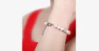 Bracelet argent et perle