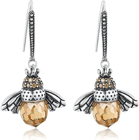 Boucles d'oreilles Reine des Abeilles