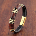 Bracelet en cuir Tiger Power