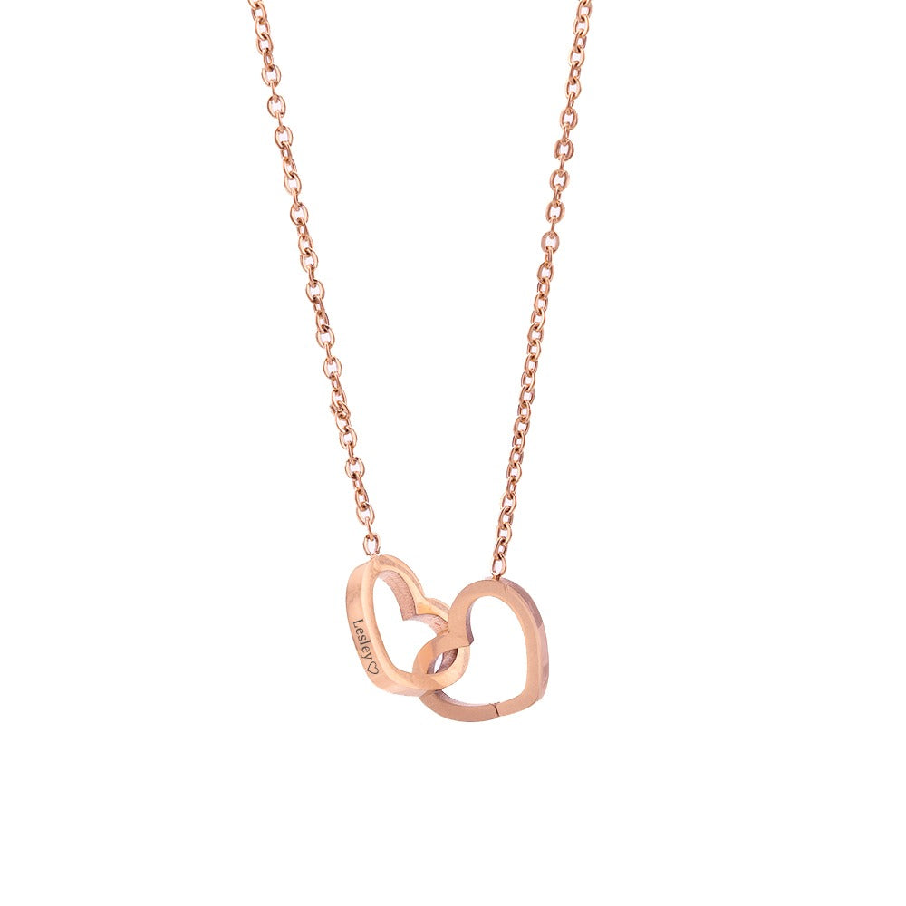 Boîte à bijoux Rose Éternelle avec collier
