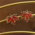 Collier élégant charme feuille d'érable