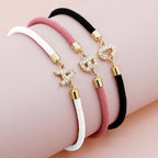Bracelet ajustable avec initiale