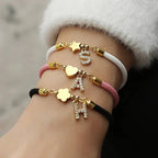 Bracelets à initiale ajustable
