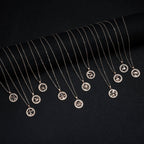 Collier animal du zodiaque en or rose