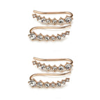 Boucles d'oreilles puces sept étoiles