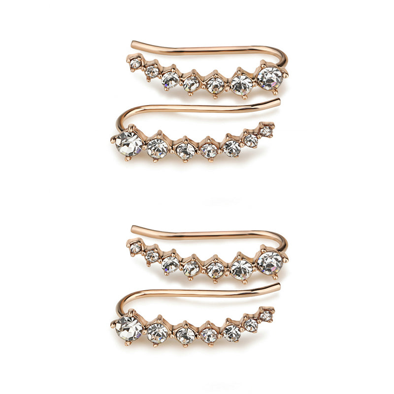 Boucles d'oreilles puces sept étoiles