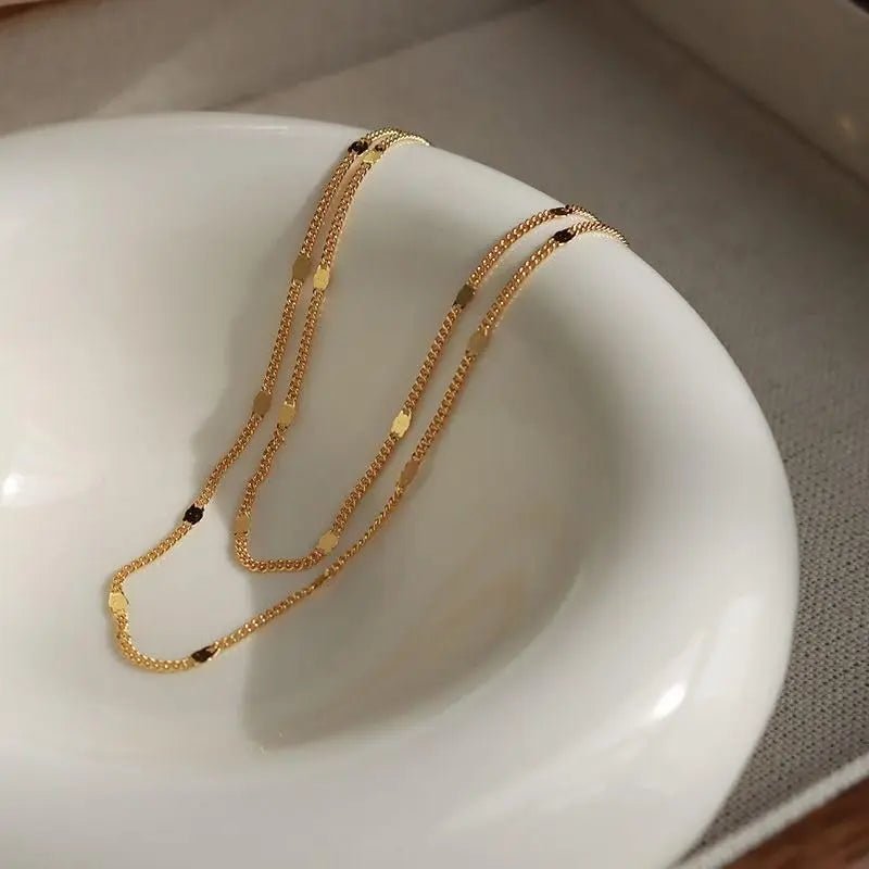 Bracelet de cheville superposé en corde torsadée avec perles