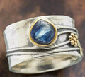 Bague de méditation bohème en pierre