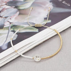 Bracelets de perles bohèmes avec initiale