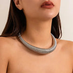 Choker épais texturé