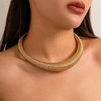 Choker épais texturé