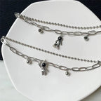 Ensemble de bracelets magnétiques cœur astronaute pour couples
