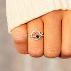 Bague fine étoile astrologique