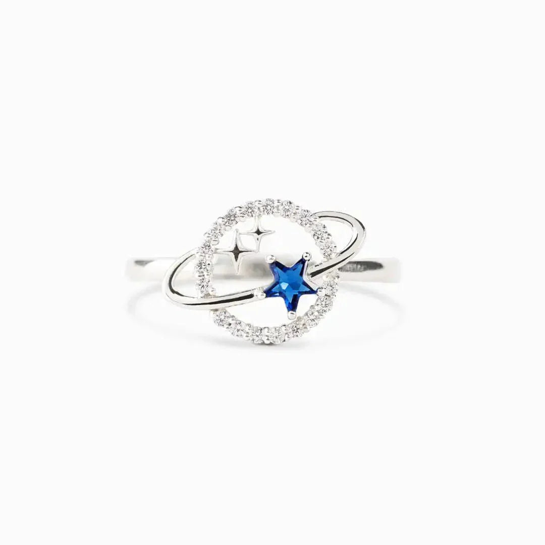 Bague fine étoile astrologique