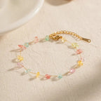 Parure bracelet et collier cristaux