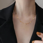 Choker rectangulaire diamanté