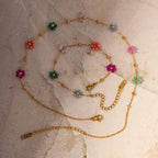Collection de bijoux floraux de printemps