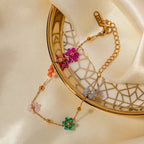 Collection de bijoux floraux de printemps