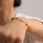 Collection de bijoux floraux de printemps