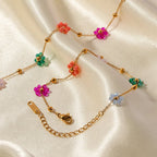 Collection de bijoux floraux de printemps