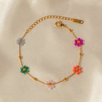 Collection de bijoux floraux de printemps