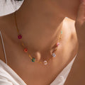 Collection de bijoux floraux de printemps
