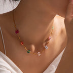 Collection de bijoux floraux de printemps