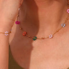 Collection de bijoux floraux de printemps