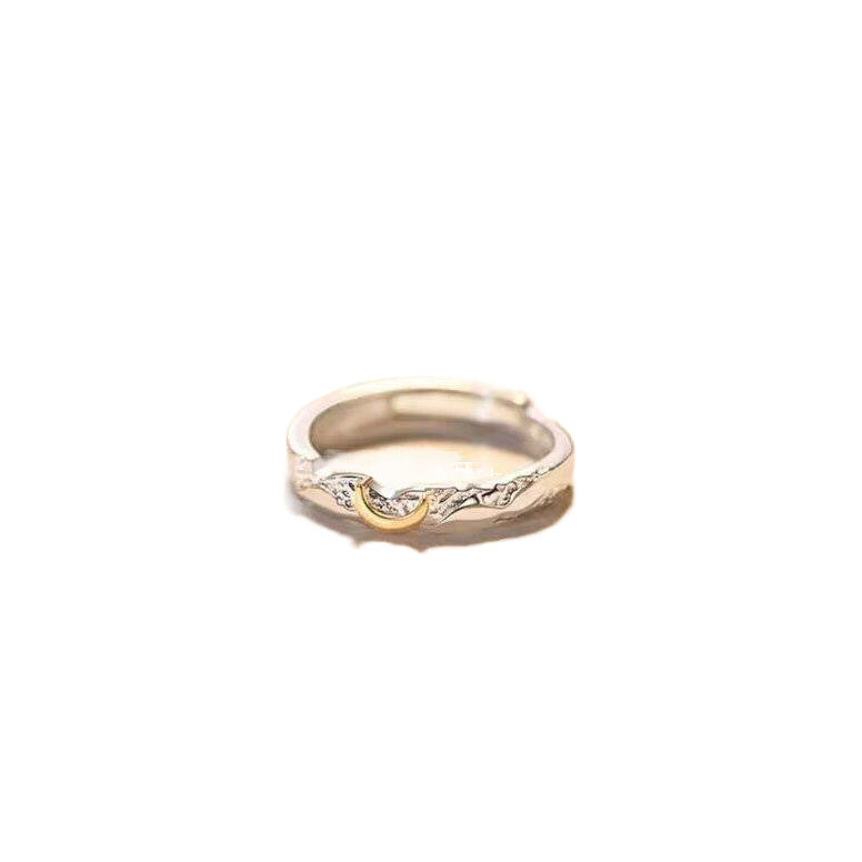 Bague de couple Soleil et Lune