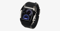 Montre numérique LED style course automobile