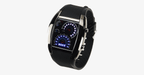 Montre numérique LED style course automobile