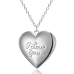 Collier cœur avec compartiment photo