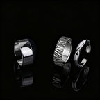 Bague ouverte, ajustable, alliage de zinc
