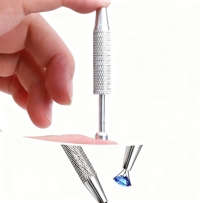 Barre de piercing en titane, base plate, filetage interne