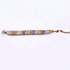 Bracelet multi-tours en pierres naturelles